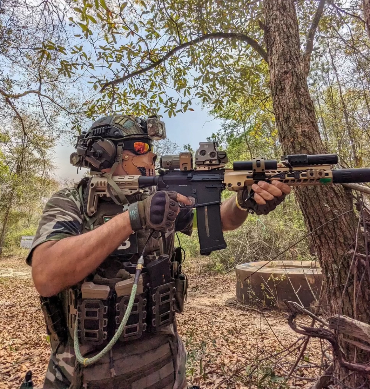 Customer Wearing Trittech Air Raiders